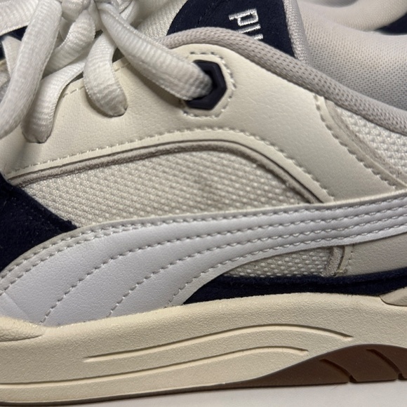 Puma 180 Vapor Grey Navy Sneakers Size M10/W11.5 Y2K Skate Style - Picture 11 of 13